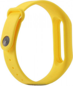  UWatch Replacement Silicone Band For Xiaomi Mi Band 2 Yellow #I/S 3