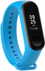  UWatch Replacement Silicone Band For Xiaomi Mi Band 3/4 Light Blue #I/S 4