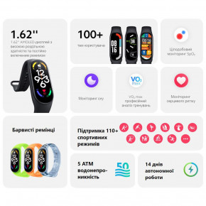 - Xiaomi Mi Smart Band 7 Black *UA UCRF 10