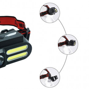   BL-611-1LM+2COB,  micro USB, 1x18650 7307 5