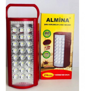 ˳   Almina DL-2424 24 LED   3000 mAh