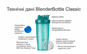   BlenderBottle Classic 20oz/590ml Black (Original) 6