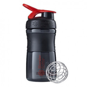  - BlenderBottle SportMixer 590ml Black/Red (ORIGINAL) (SM 20oz Black/Red) Blender Bottle 3