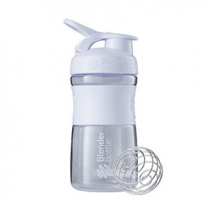  - BlenderBottle SportMixer 590ml White (ORIGINAL) (SM 20oz White) Blender Bottle 8