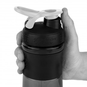  - BlenderBottle SportMixer 820ml Black/White (ORIGINAL) (SM 28oz Black/White) Blender Bottle 8