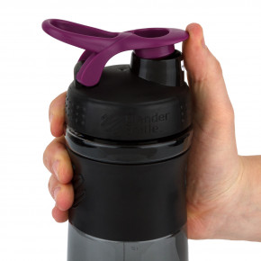  - BlenderBottle SportMixer 590ml Black/Plum (ORIGINAL) (VZ55SM 20oz Black/Plum) Blender Bottle 6