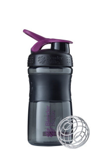  - BlenderBottle SportMixer 590ml Black/Plum (ORIGINAL) (VZ55SM 20oz Black/Plum) Blender Bottle 7