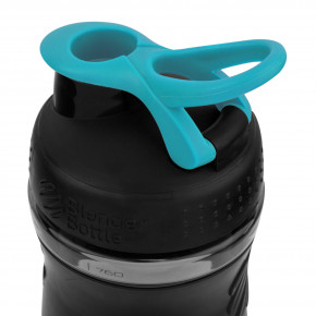  - BlenderBottle SportMixer 820ml Black/Teal (ORIGINAL) (VZ55SM 28oz Black/Teal) Blender Bottle 4