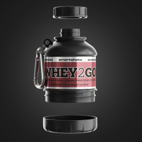  Smartshake Whey2Go Funnel Pillbox 110ml Black 5