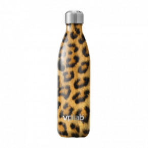  VPLab Metal Water Bottle 500  Leopard