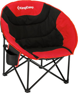   KingCamp Moon Leisure Chair Black/Red (KC3816)