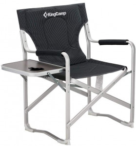   KingCamp Deluxe Director chair Black stripe (KC3821)