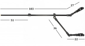  Ranger Feeder Arm Double 80-130  (RA 8835)