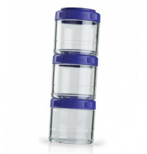   BlenderBottle GoStak 3 Pak Purple (ORIGINAL)