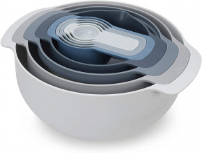   Joseph Joseph 9 Nesting Bowls Set 9-Piece Sky