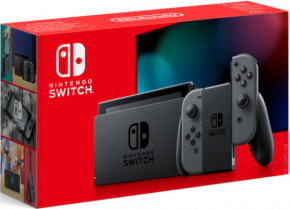   Nintendo Switch V2 with Gray Joy Con