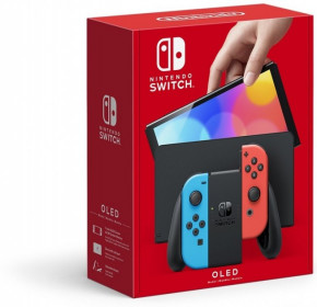   Nintendo OLED Blue Red 7