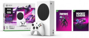  Microsoft Xbox Series S 512 GB White + Fortnite + Rocket League Bundle (RRS-00034)