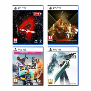   Sony PlayStation 5 + Babylons Fall, Back4Blood, Final Fantasy VII, Riders Republic 4