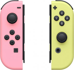  Nintendo Joy-Con Pink Yellow Pair  3