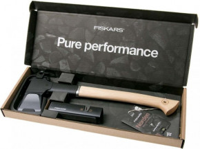   Fiskars Norden splitting axe N12 (1051144) + sharpener SET 1052277 3