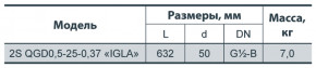   Sprut 2S QGD 0.5-25-0.37 IGLA 6844 6