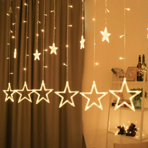     Star curtain 12-WW 4  120 LED Ҹ  (1008898-Other)