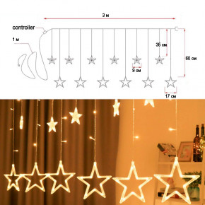     Star curtain 12-WW 4  120 LED Ҹ  (1008898-Other) 8