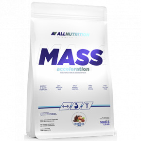  All Nutrition Mass Acceleration 1000g Chocolate Nut 100-43-1604320-20