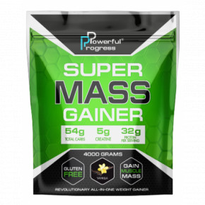  Powerful Progress Super Mass Gainer 4000g Creme brulee