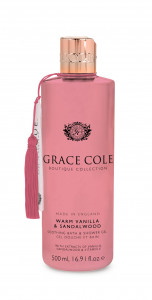 -     Grace Cole Boutique Warm Vanilla & Sandalwood Bath & Shower Gel 500  3