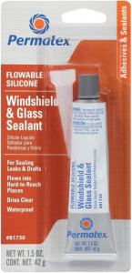    Permatex Flowable Silicone Windshield & Glass Sealer 81730