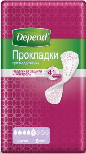   Depend Super Pad 8  (546186)