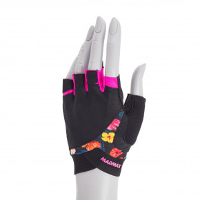    MadMax MFG-770 Flower Power Gloves Black/Pink M