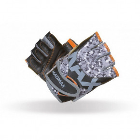    Mad Max MTI83.1 Workout Gloves Grey/Orange MFG-831 XXL size