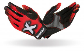    MadMax MXG-101 X Gloves Black/Grey/Red M