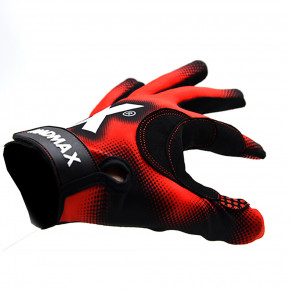    MadMax MXG-101 X Gloves Black/Grey/Red M 9