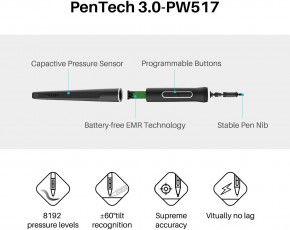   Huion Kamvas 12 Cosmo Black (GS1161) 10