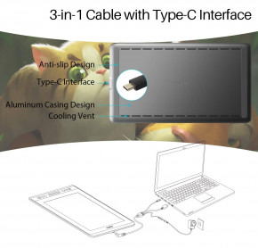   Huion Kamvas 13 +  5