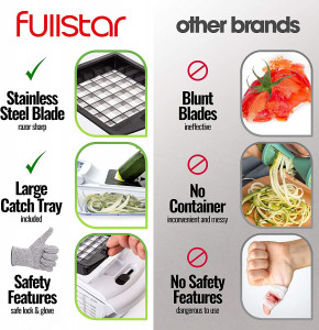   Fullstar Vegetable Chopper Dicer Mandoline Slicer 8