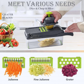    16  1 Dewpeton Vegetable Chopper Grey 4