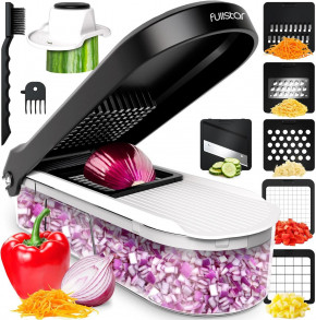����� ������� ������������������� 6 � 1 Fullstar Mandoline Slicer and Chopper Black White