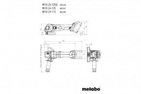      Metabo W 18 L 9-125 5