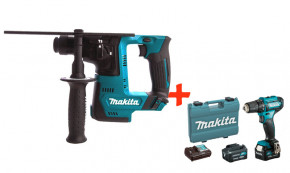   Makita HR140DZ + .  DF333DWME + 2  12 V 4 Ah + / + 