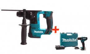   Makita HR140DZ +   HP333DWAE + 2  12 V 2 Ah + / + 