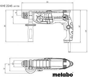  Metabo KHE 2245 (601708500) 3