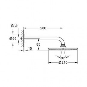   Grohe Rainshower Cosmopolitan 26052000 3