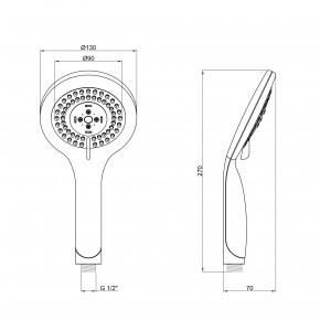 ˳    Qtap Rucni A128O5PCW 3