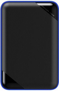   Silicon Power 2.5 USB 3.2 1TB Armor A62  IPX4 Game Drive Black/Blue (SP010TBPHD62SS3B)