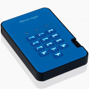  iStorage diskAshur 2 USB 3.1 2TB Blue (IS-DA2-256-2000-BE) 4